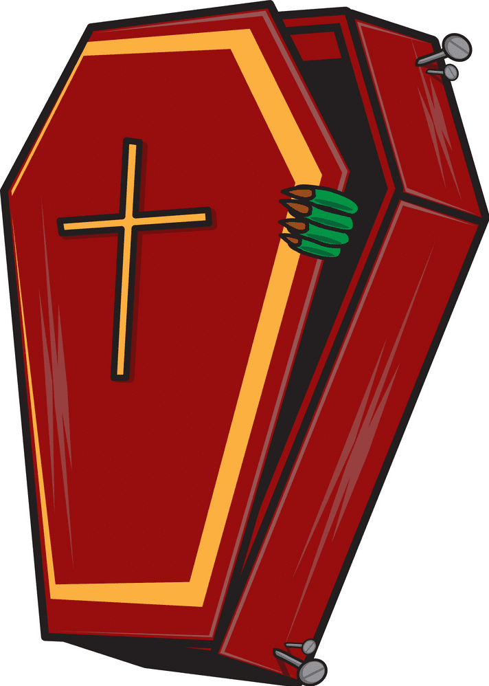 Halloween Coffin Clipart Image