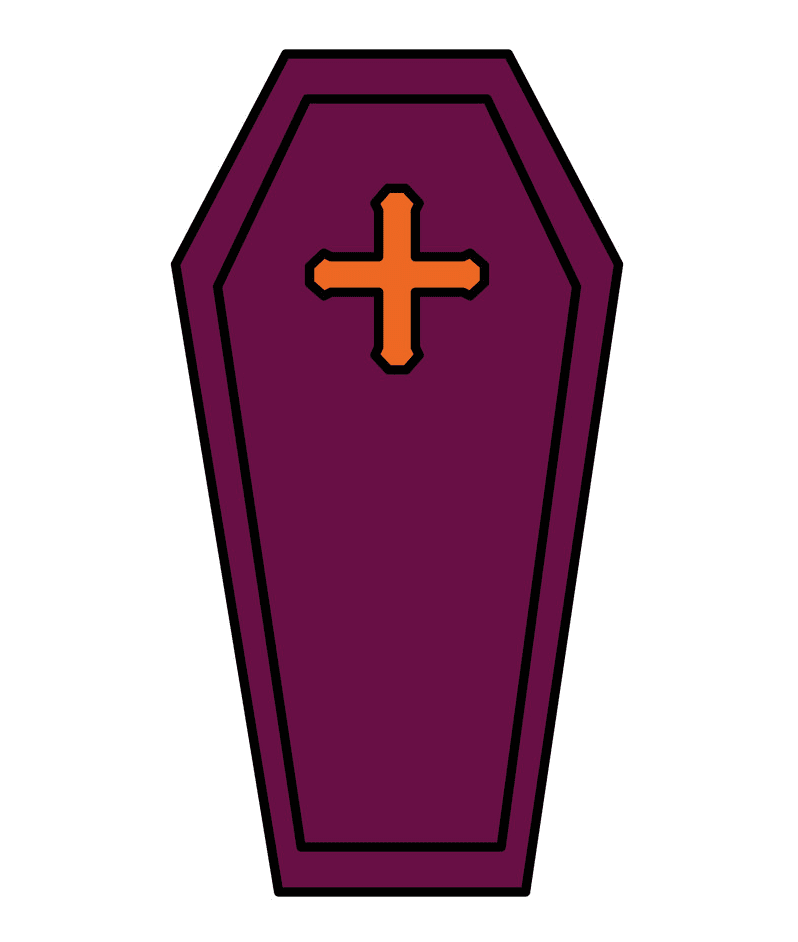 Halloween Coffin Clipart