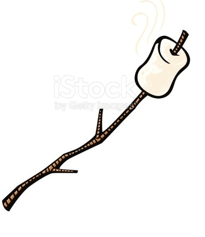 Marshmallow On A Stick Clipart Free