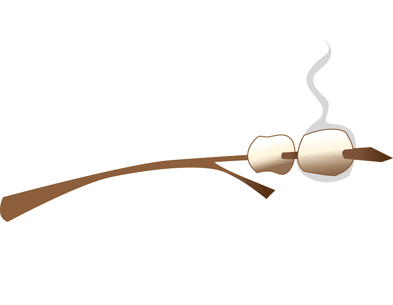 Marshmallow On A Stick Clipart Images