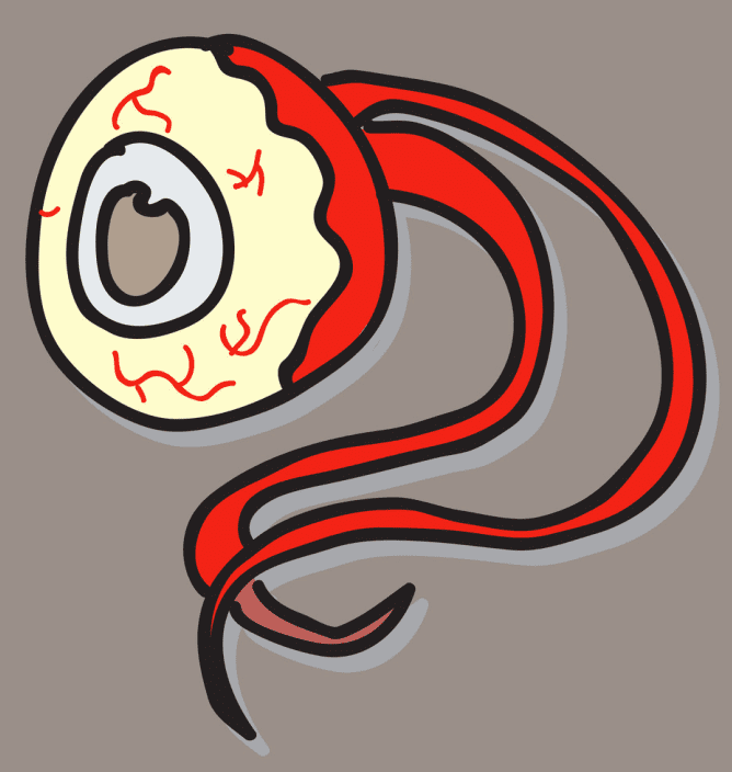 Monster Eyeball Clipart