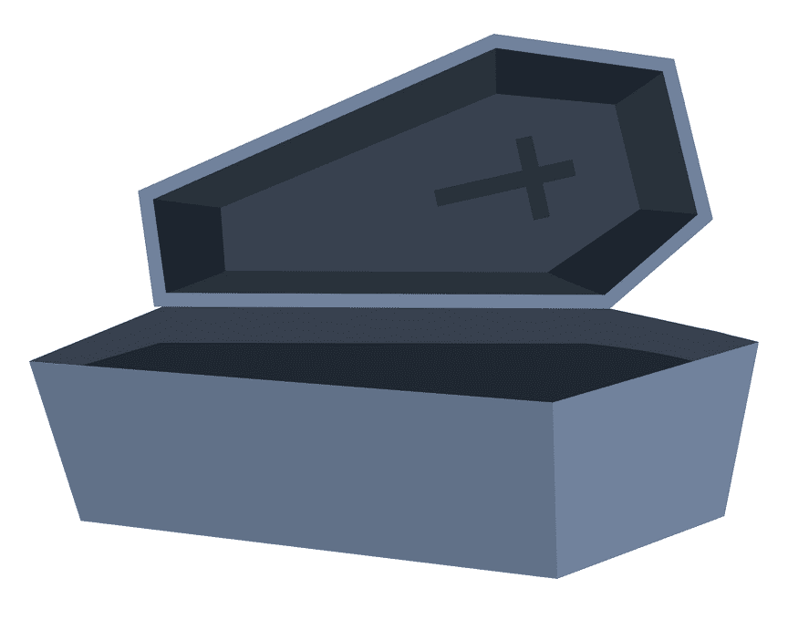 Open Coffin Clipart