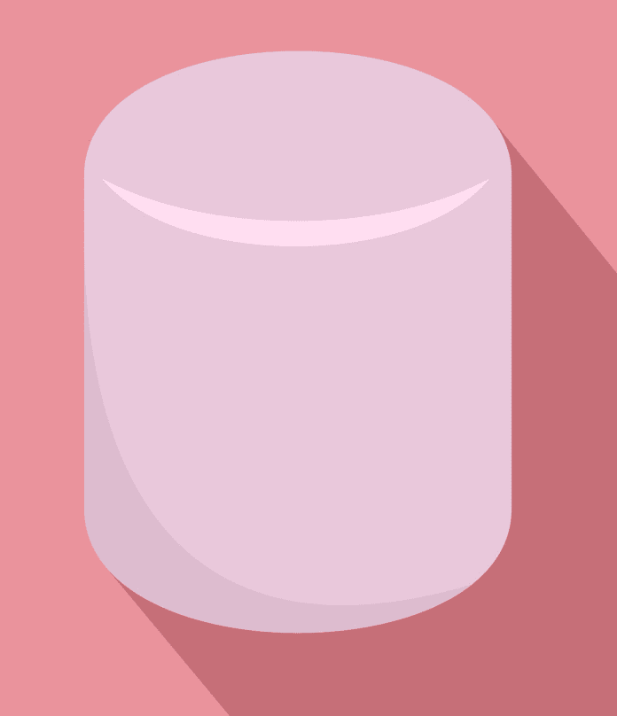 Pink Marshmallow Clipart