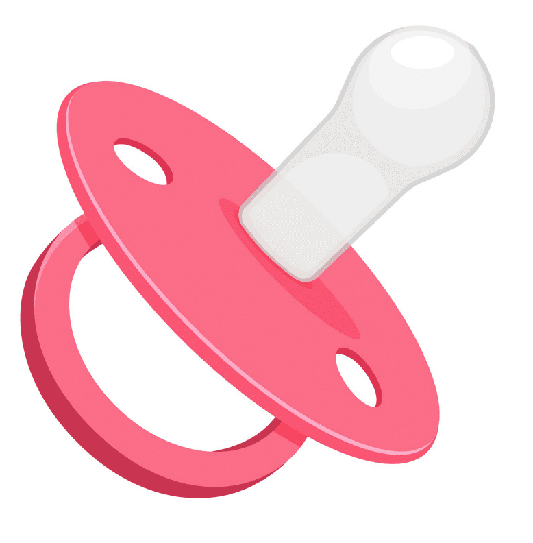 Pink Pacifier Clipart Png