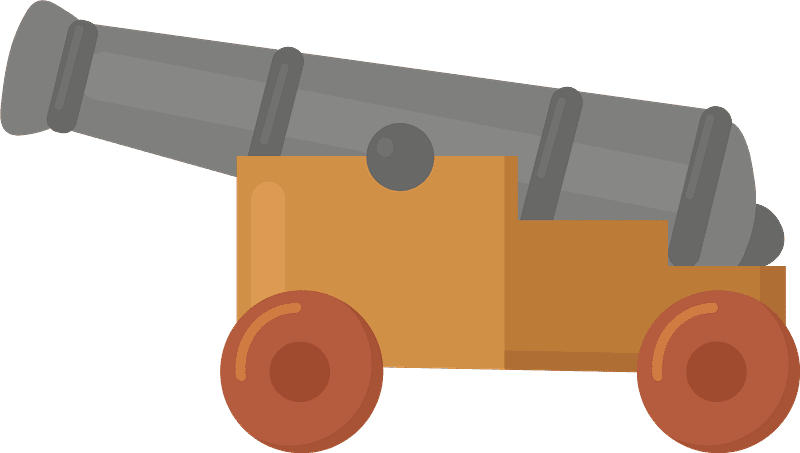 Pirate Cannon Clipart Transparent Free
