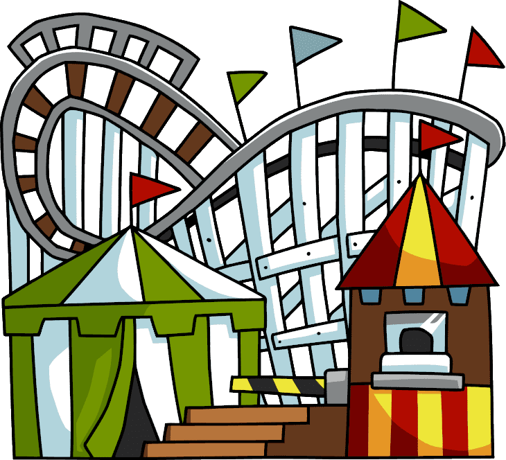 Roller Coaster Clipart Free 4