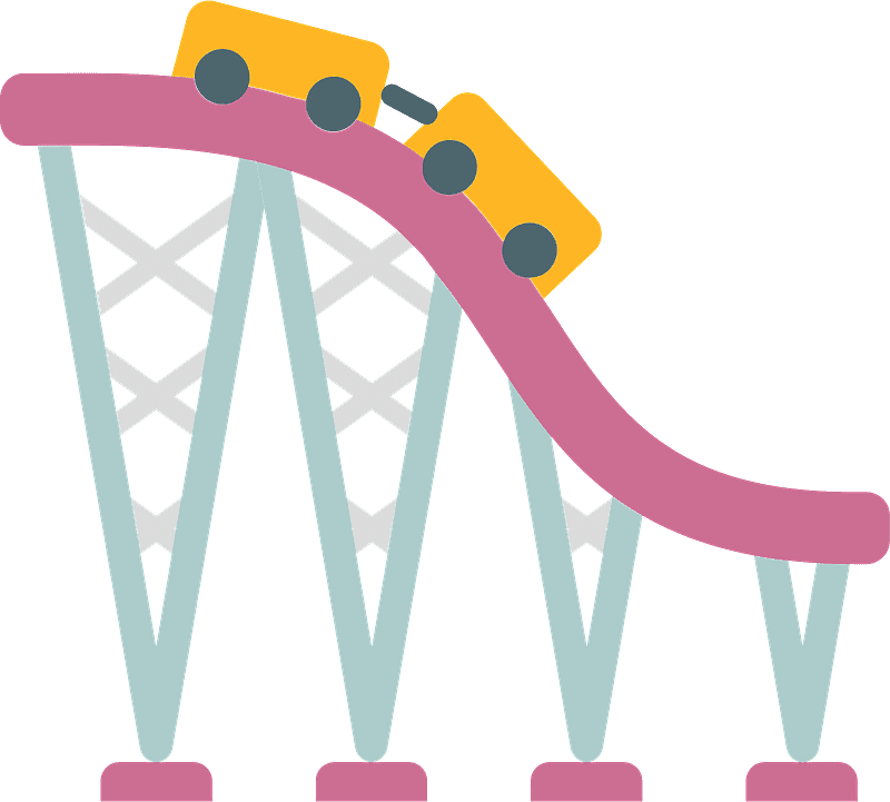 Roller Coaster Clipart Transparent Free