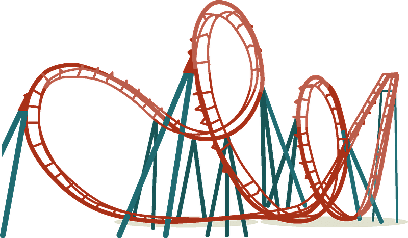 Roller Coaster Clipart Transparent Image