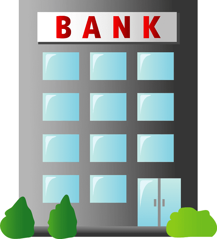 Bank Building Clipart