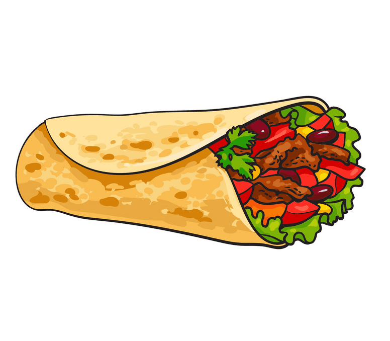 Burrito Clipart Png Free