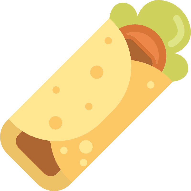 Burrito Clipart Transparent Background