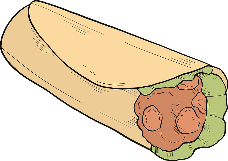Burrito Clipart Transparent