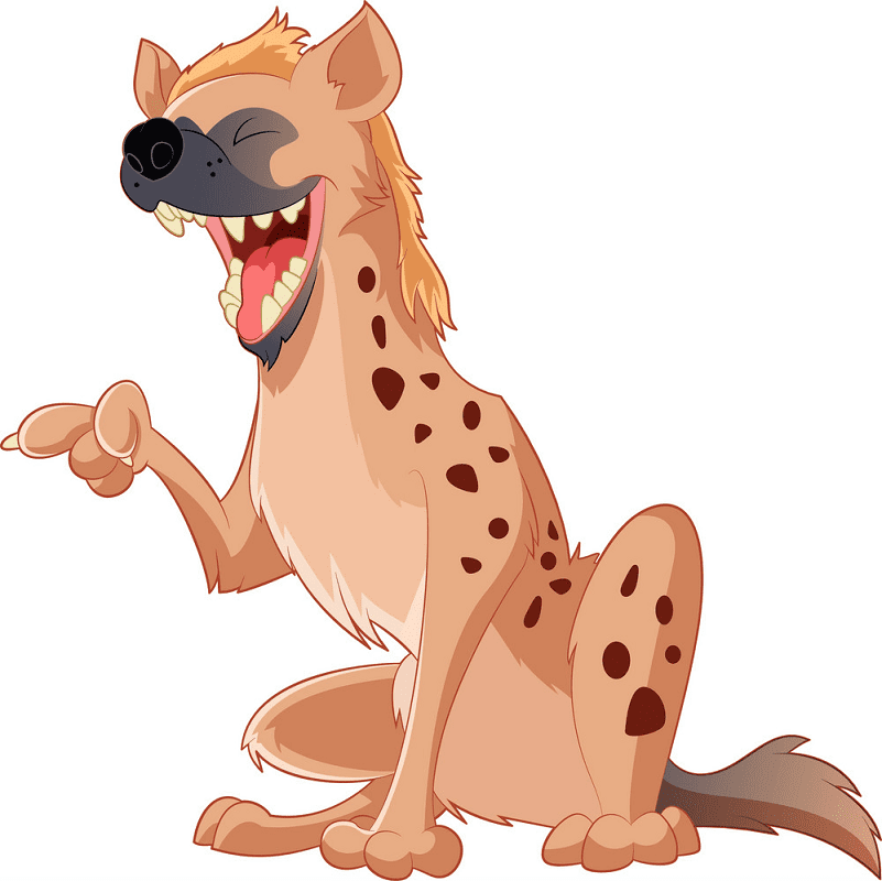 Cartoon Hyena Clipart For Free