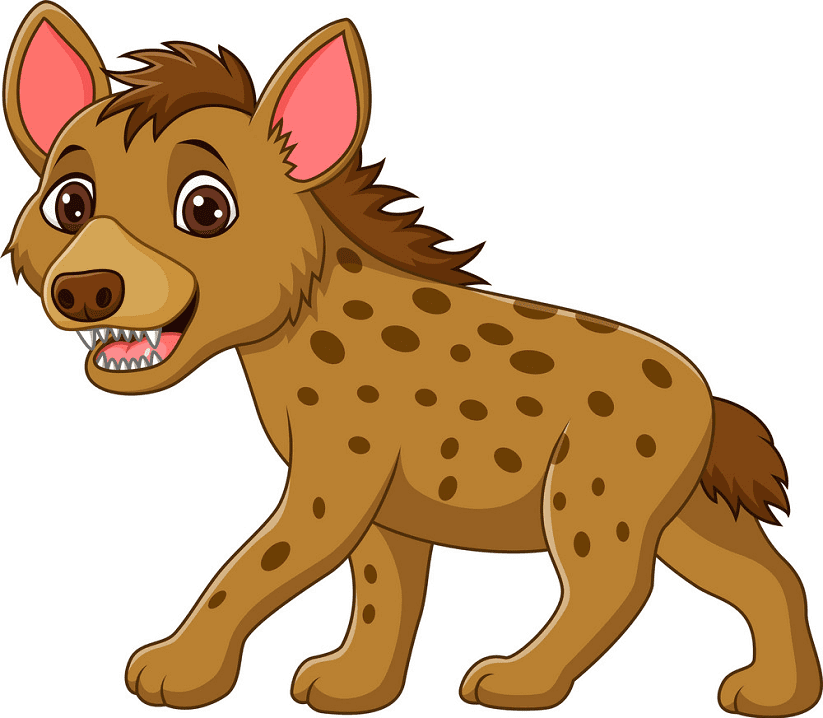 Cartoon Hyena Clipart Free