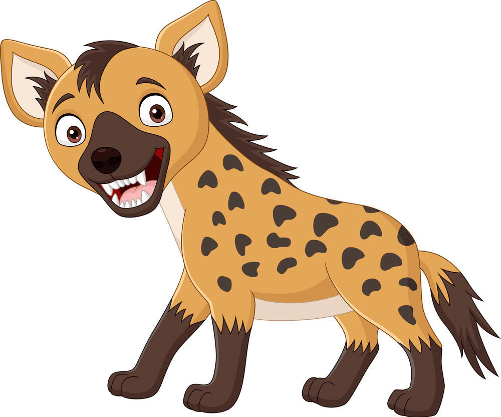Cartoon Hyena Clipart Png