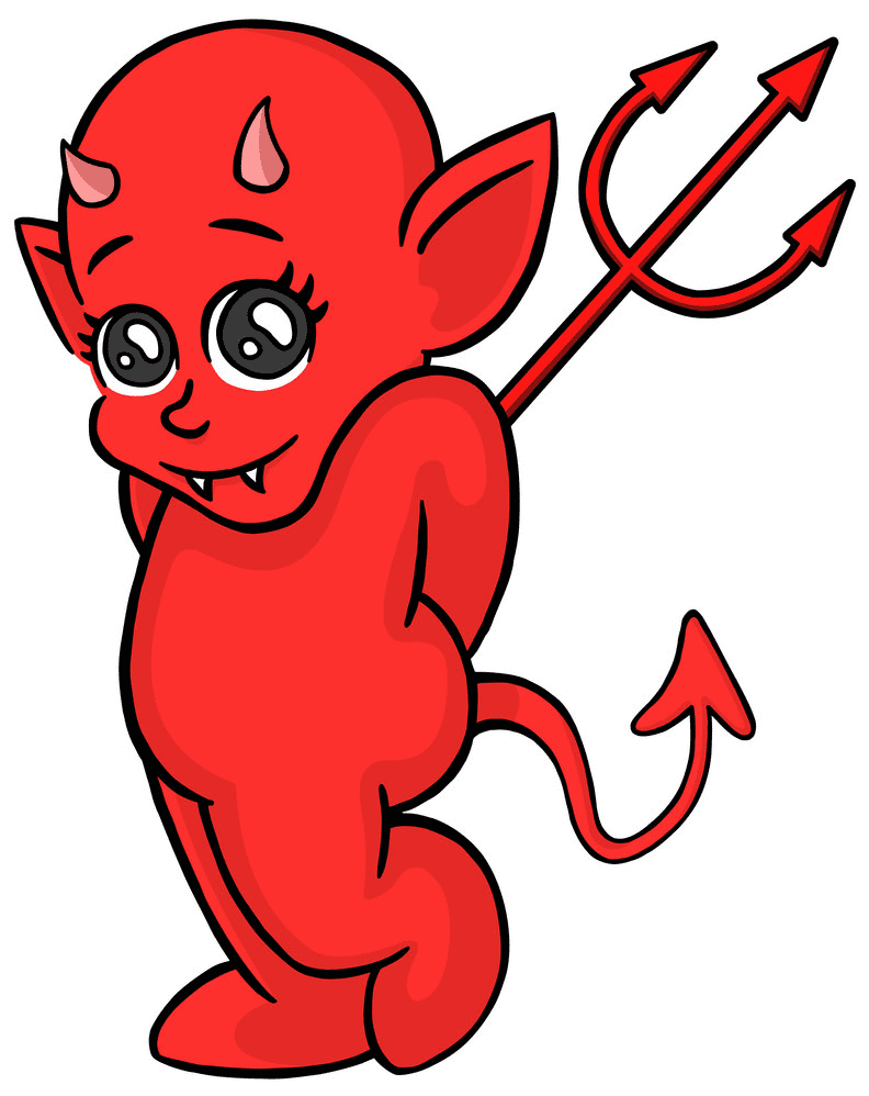 Cute Devil Clipart Image