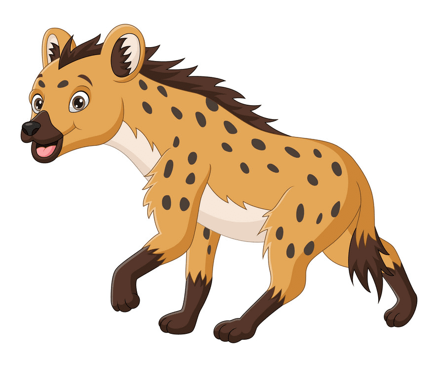 Cute Hyena Clipart Images