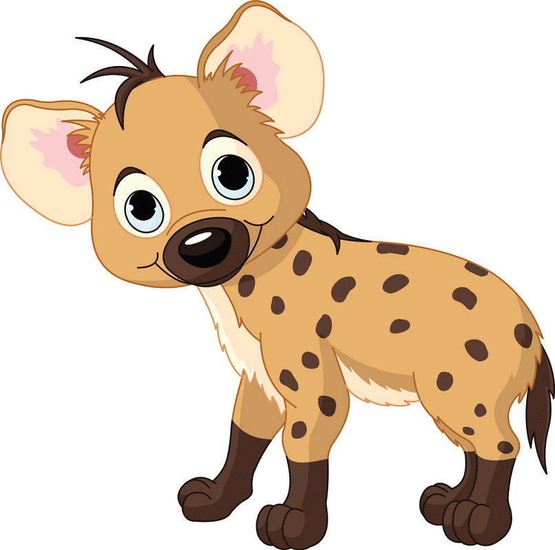 Cute Hyena Clipart Png