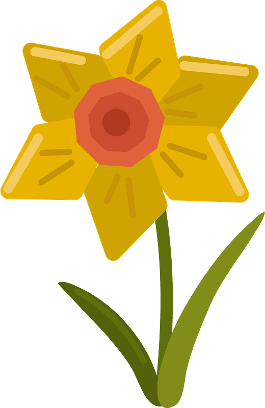 Daffodil Clipart Transparent Free