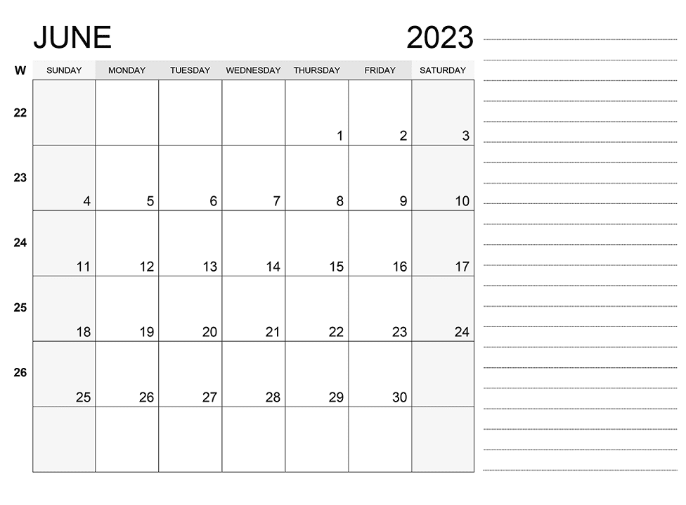 Download June 2023 Calendar