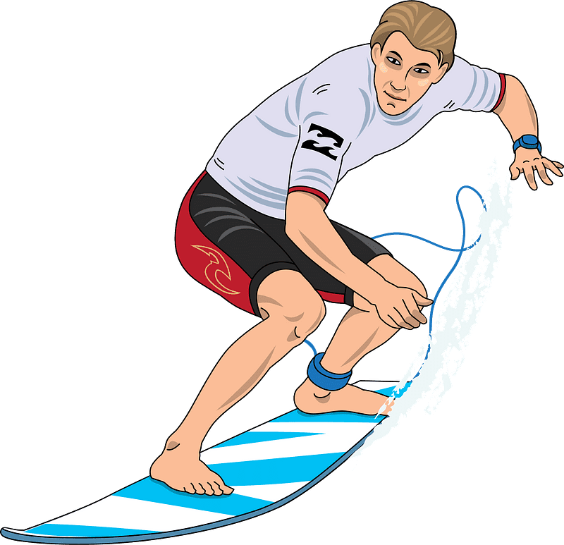 Download Surfing Clipart Transparent Background