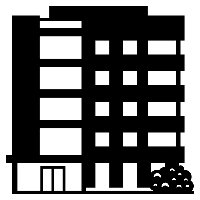 Free Building Clipart Black and White