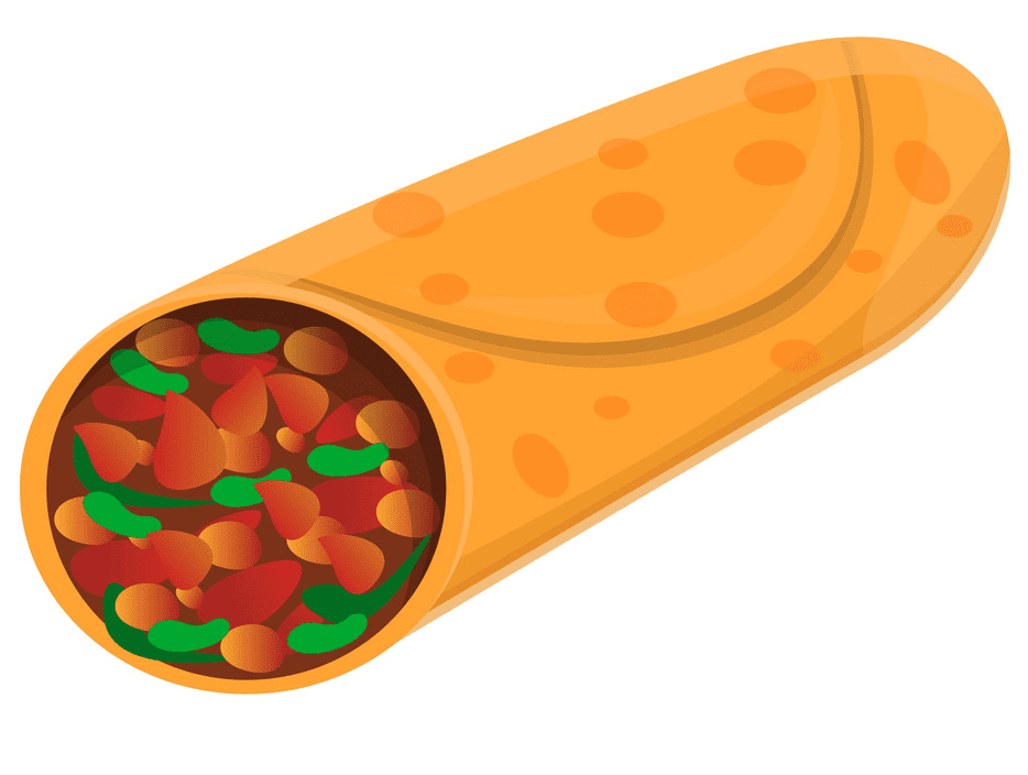 Free Burrito Clipart Image