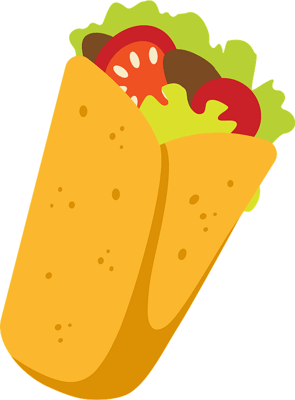 Free Burrito Clipart Transparent Background