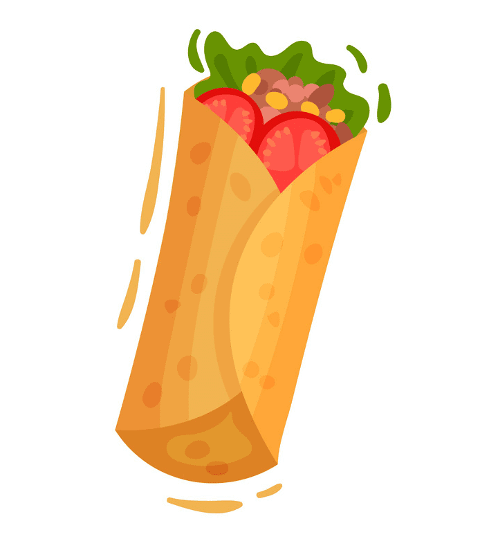 Free Burrito Clipart