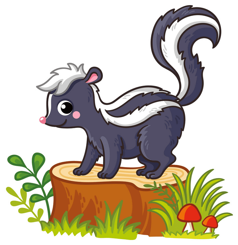 Free Clipart Skunk