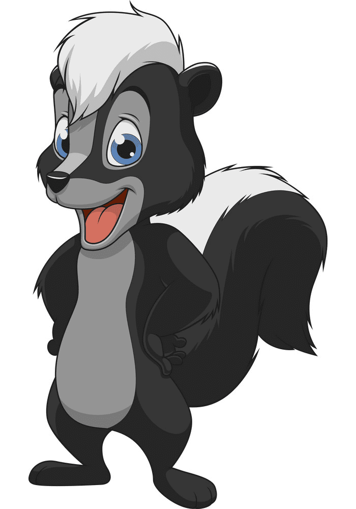 Free Skunk Clipart
