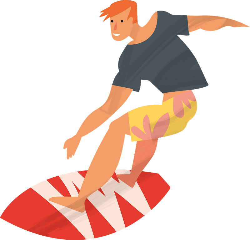 Free Surfing Clipart Transparent Background
