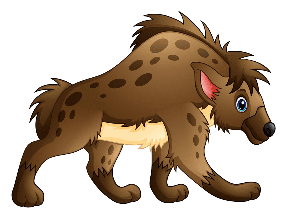 Funny Hyena Clipart For Free