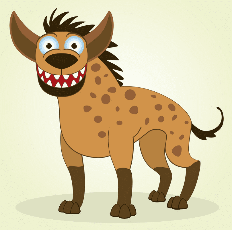 Funny Hyena Clipart Images
