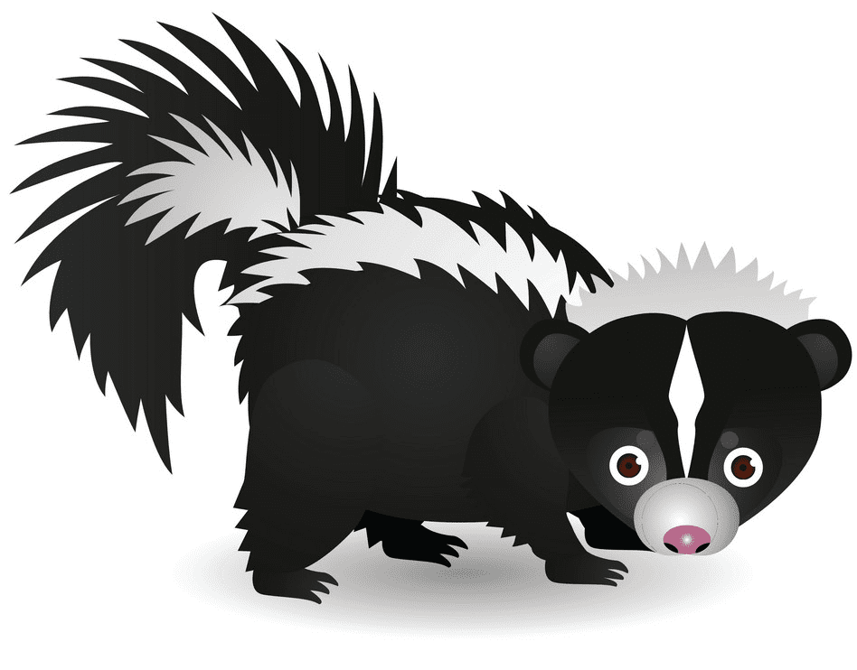 Skunk Clipart Free 1