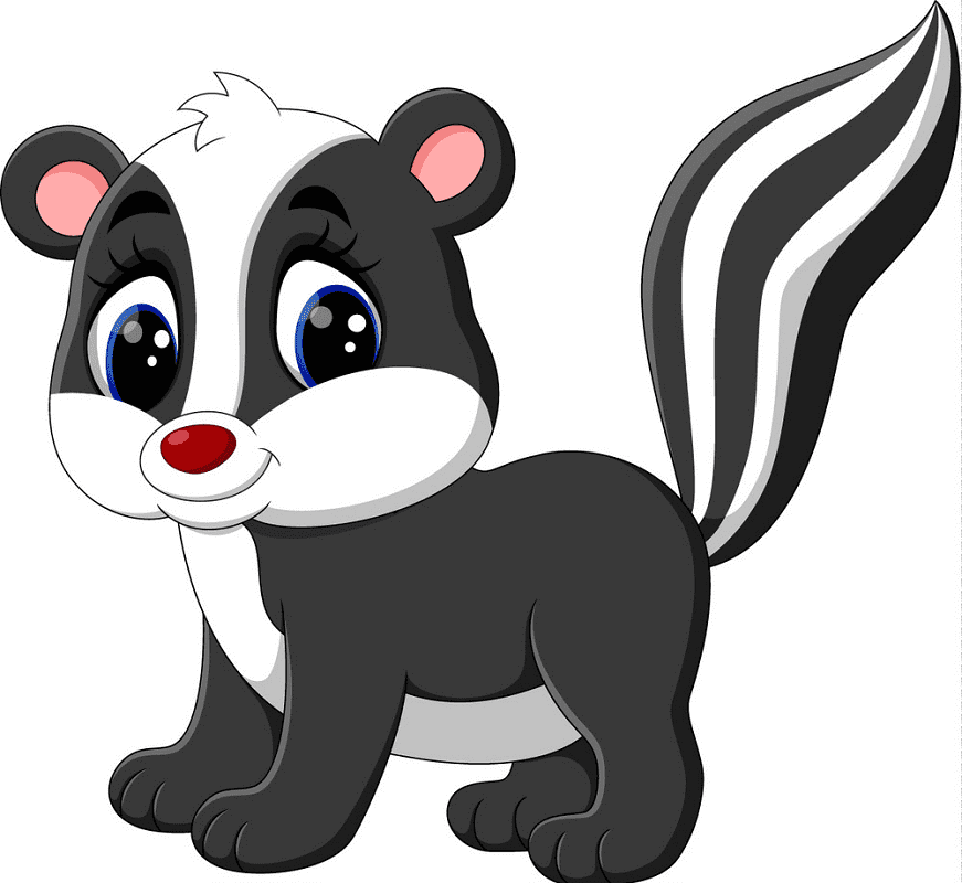 Skunk Clipart Free 2