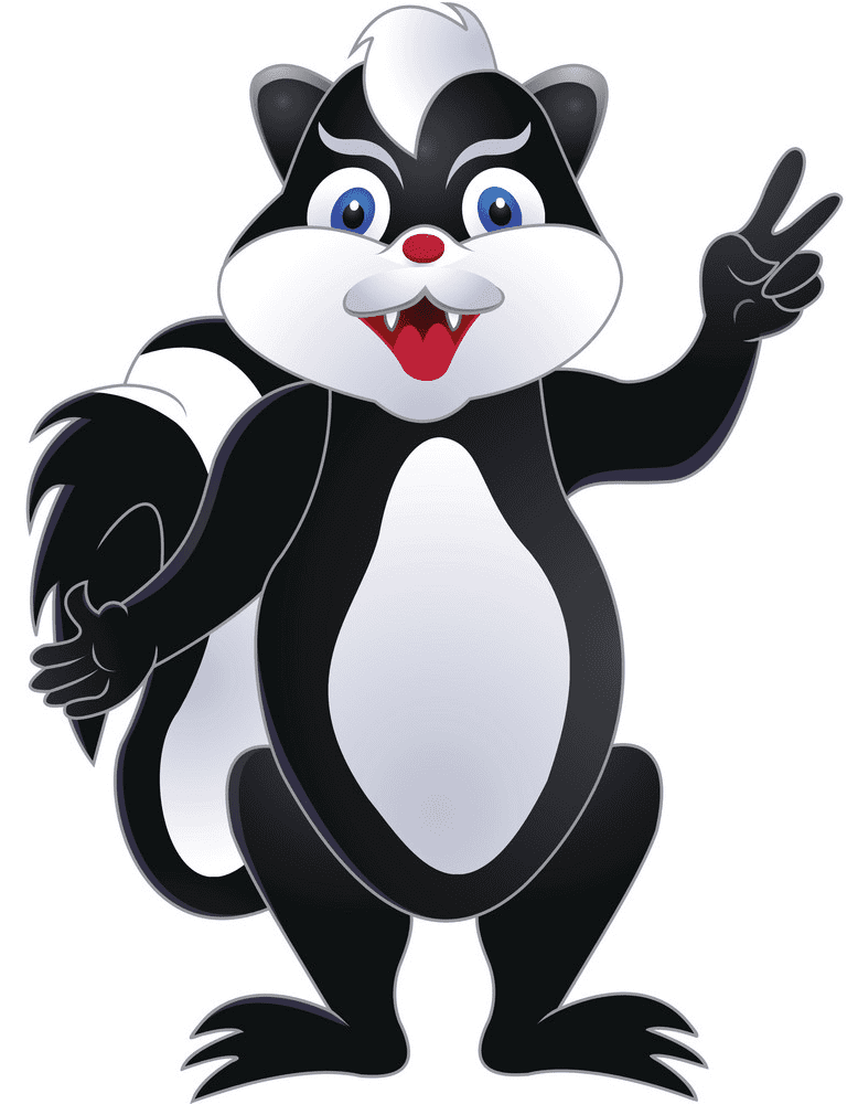 Skunk Clipart Free 3