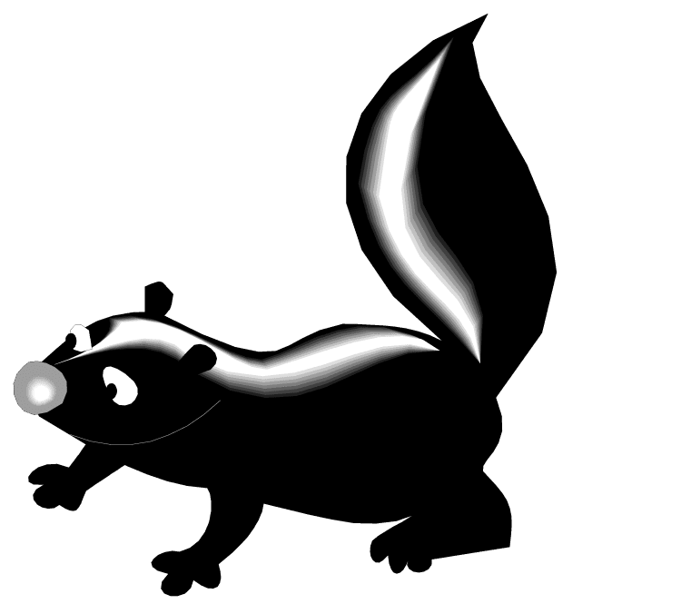 Skunk Clipart Free 5