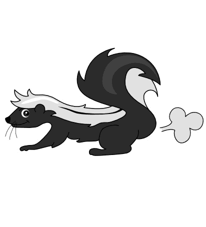 Skunk Clipart Free 6