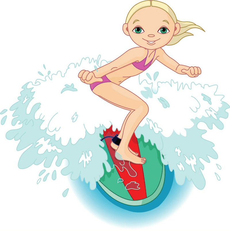 Surfing Clipart Free Image