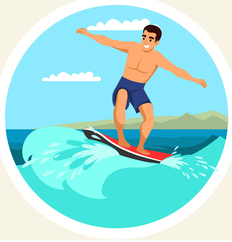 Surfing Clipart Png Images