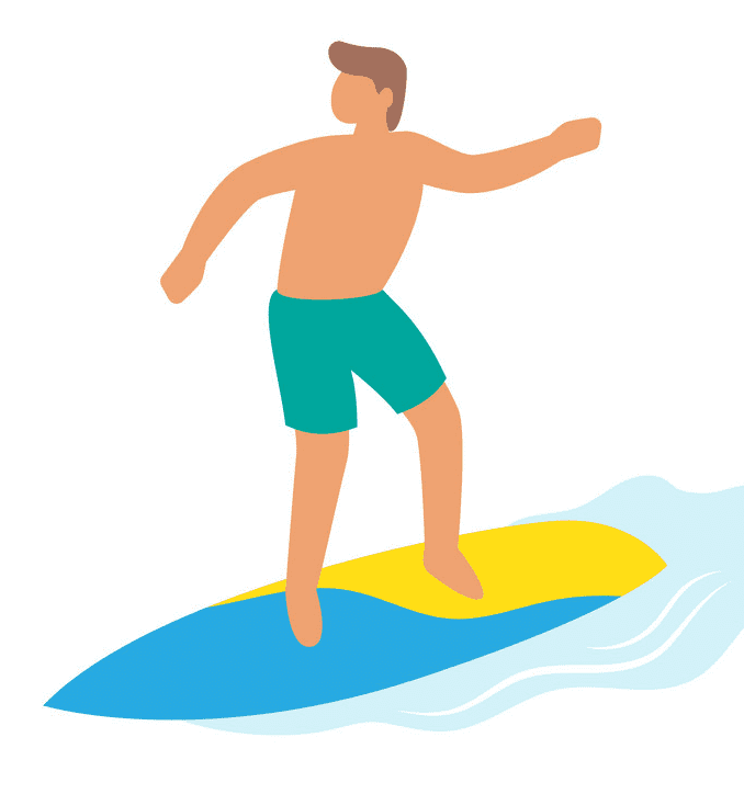 Surfing Clipart Png