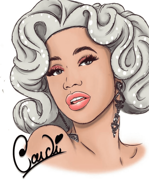 Cardi B Clipart Png Pictures