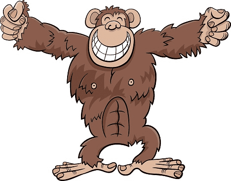 Cartoon Gorilla Clipart Png Image