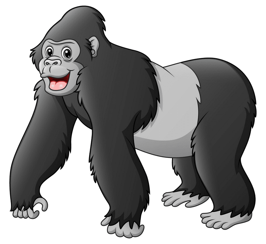 Cartoon Gorilla Clipart Png