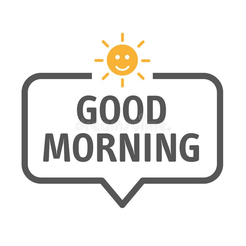 Clipart Good Morning Image