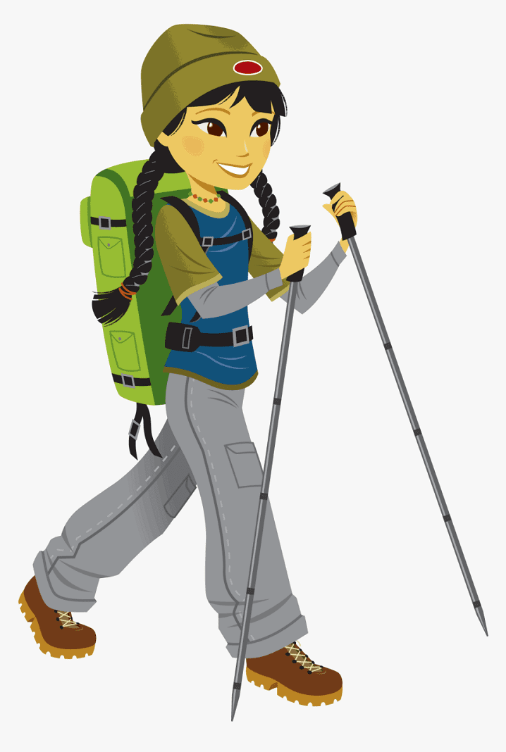 Clipart Hiking Image
