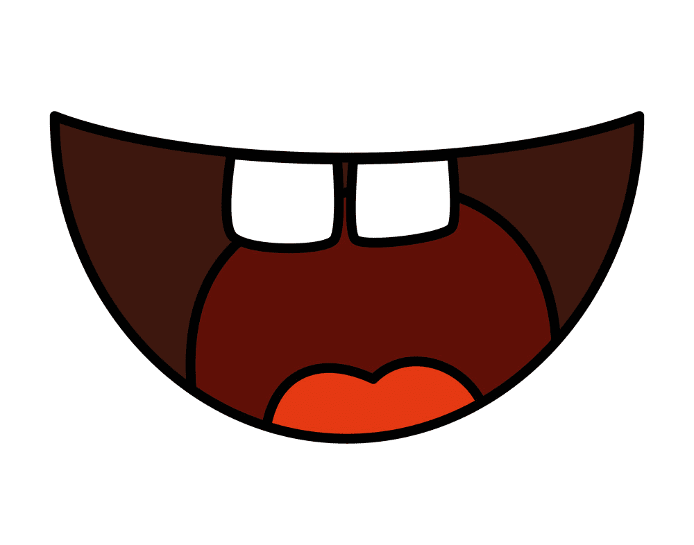 Crazy Mouth Clipart