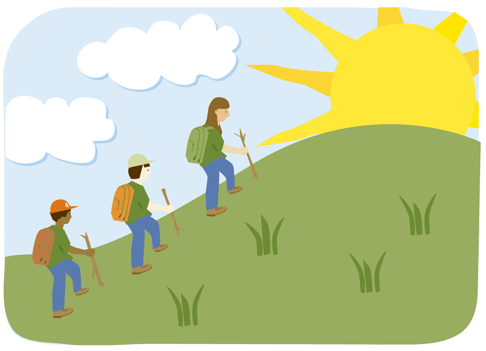 Download For Free Hiking Clipart