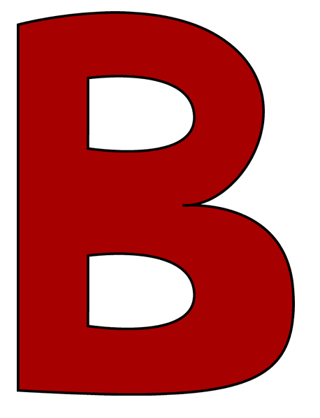 Free Download Letter B Clipart